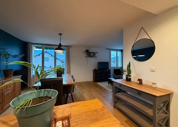 Grand T2 Lumineux Et Cosy - 1min Termes Marlioz