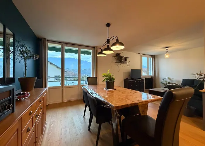 Grand T2 Lumineux Et Cosy - 1min Termes Marlioz *